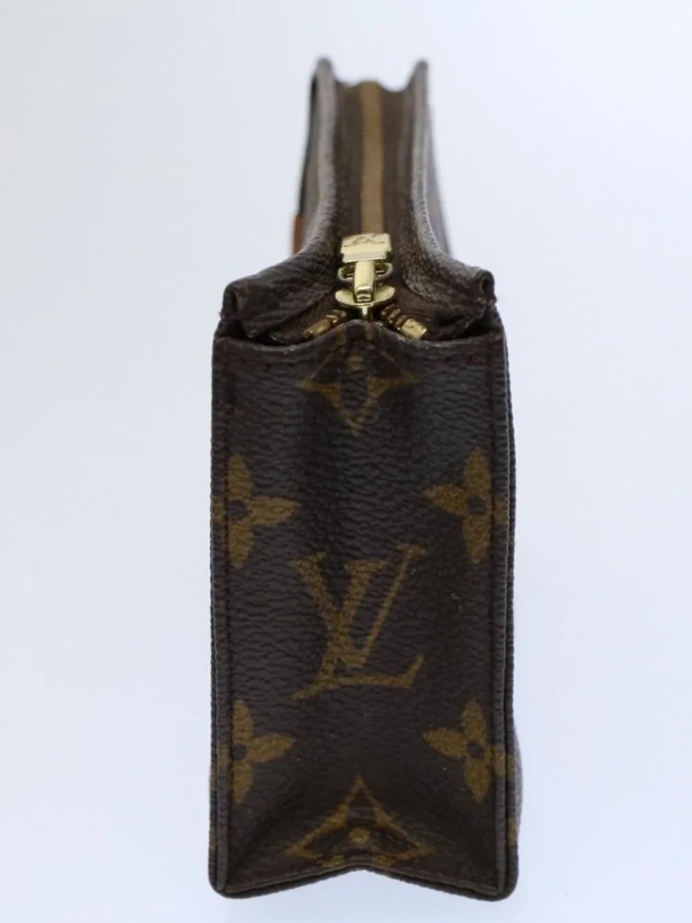 LOUIS VUITTON Monogram Poche Toilette 15 Pouch M47546 LV Auth th4338